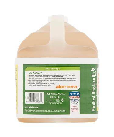 Fruit Of The Earth Aloe Vera Juice 128 Fl. Oz. Jug - 99.8% Pure Aloe, Natural Hydration - Buy Online on GoSupps.com
