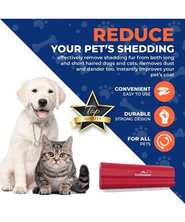 Equigroomer 5 Red (12.7cm) - Premium Grooming Tool for Pets | International Shipping Available - Buy Online on GoSupps.com