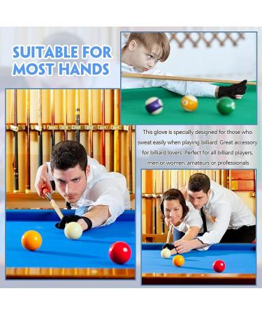 Pratyahara Breathable Billiard Gloves for Right Hand - Universal 3 Fingers Queue Sport Gloves - Buy Online on GoSupps.com