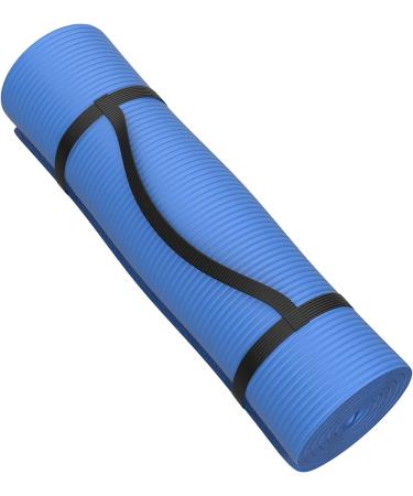 Wakeman Lightweight Foam Sleep Pad - 0.50 Thick Mat for Camping, Cots, Tents, Backpacking & Yoga - Non-Slip, Waterproof, Carry Handle - Blue - Buy Online on GoSupps.com