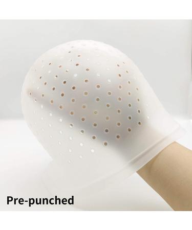 Losaria Highlighting Cap Frosting Tipping for Hair Dyeing - White, Reusable DIY Kit - Buy Online on GoSupps.com
