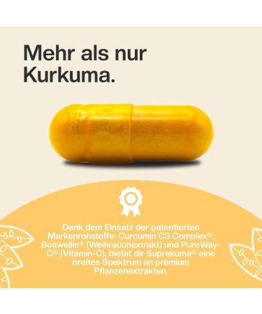 Naturalie Suprakuma Turmeric Incense Capsules | Premium Quality Lab-Tested Enhanced Bioavailability | 120 Capsules - Buy Online on GoSupps.com