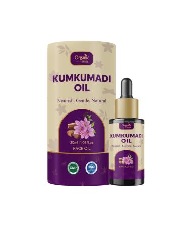 ORGANIC SPREE Kumkumadi Oil 1.01 Fl Oz (30ml) | Night Serum to Brighten Skin & Enhance Natural Glow with Saffron Sandalwood and other herbs | Ayurvedic Face Oil (1.01 Fl Oz (30ml))