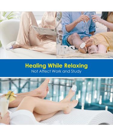 Blue Light Nail Fungus Cleaning Laser Device- Effective Rechargeable Remover for Damaged Discolored Nails - Buy Online on GoSupps.com