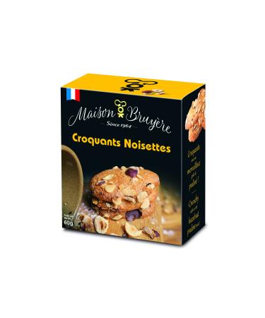 Hazelnut crunches: Sweet artisanal biscuits - Made in France