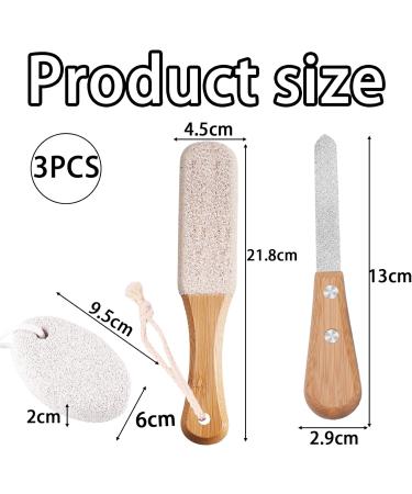 3Pcs Pumice Stone Pumice Stone for Feet Foot Files for Hard Skin Applicable to Pedestrians/Runners/Gymnasts/Wearing High Heels Or Boots/Waitresses/Teachers/Long Standing - Buy Online on GoSupps.com