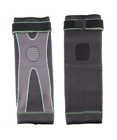 Mumian Long Compression Leg Sleeves with Knee Protection - Green (Pair) - Large - Buy Online on GoSupps.com