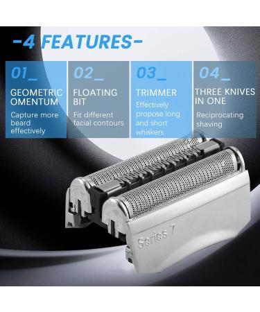 Buy Wresetly 70S Foil & Cutter Shaver Part - Compatible with Series 7 70S Shaving Foil Cartridge | Fast International Shipping - Buy Online on GoSupps.com