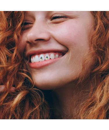 Uptight White Tooth Polish Teeth Gems Set - Dental Tooth Decorative Gems for Teeth Jewelry - Colorful - Buy Online on GoSupps.com