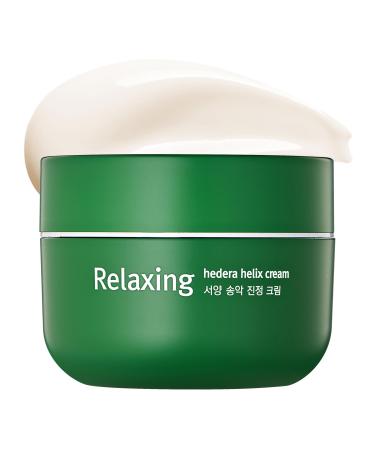 MILKTOUCH Hedera Helix Relaxing Cream - Redness Relief Face Moisturizer Hydrating & Calming Cream for Sensitive and Redness-Prone Skin with Hedera Helix Cica Extract Soothes Rosace 1.69 oz.