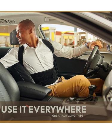 Back Support Back Brace Lumbar Support Full Back Support Belt Posture Corrector Waist Support Lower Back Brace Breathable Back Support Belt(Medium) Medium Black - Buy Online on GoSupps.com