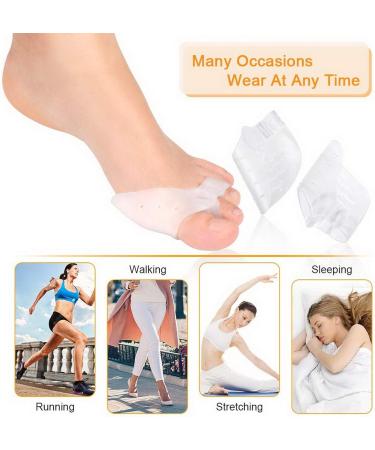 Hallux Valgus Toe Spreader - Silicone 3-Toe Gel Corrector Soft Elastic Non-Slip Universal Size (1 Pair) - Effective Relief for All Toes - Buy Online on GoSupps.com