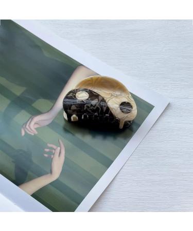 Large Non-Slip Tai Chi Claw Hair Clips | Retro Thick Hair Claws | Yin Yang Accessories for Women & Girls - Buy Online on GoSupps.com