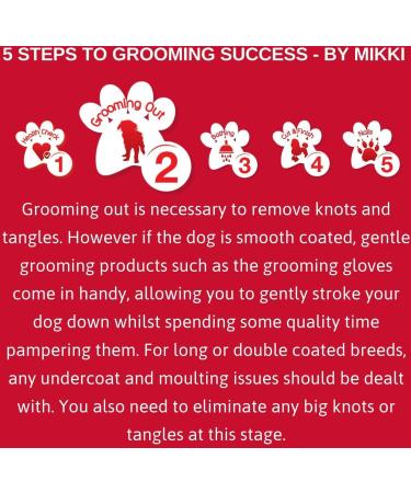 Mikki Dog Puppy Grooming Anti Tangle Rake - Dematting Tool Removes Knots Tangles and Matts - Large L (Pack of 1) Single - Buy Online on GoSupps.com