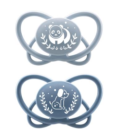 Nip Schnuller My Butterfly: From sustainable raw materials light and airy still-friendly & jaw-friendly silicone blue size 2 (5-18 months) first moments size 2 (5-18 months) blue
