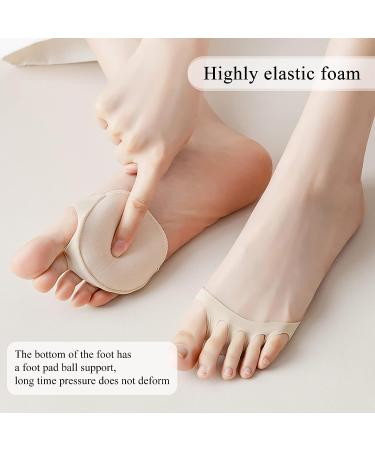 JEVRKAPZ Metatarsal Pads | Ball of Foot Cushions for Pain Relief | High Heel Toe Pads for Women | Invisible Sponge Cushion Socks - Buy Online on GoSupps.com