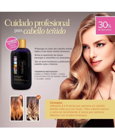 Color Balance Shampoo for Blonde/Highlights - Terramar | Shop Now for Radiant Hair - Buy Online on GoSupps.com