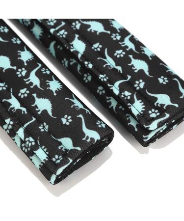 2-Pack Dino Dinosaur Safety Shoulder Pads for Kids - Car Seat & Bicycle Seat Belt Protection - Buy Online on GoSupps.com
