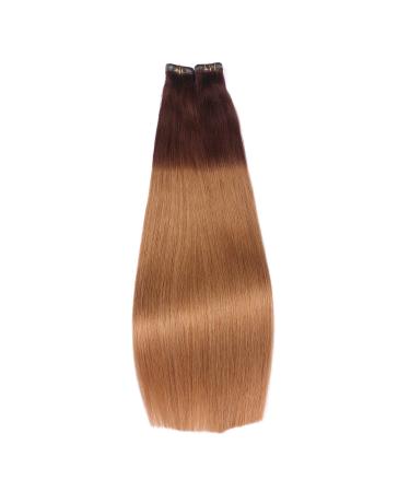 Buy Tape In Hair Extensions #6/27 Ombre - 40cm 50 Tresses 100% Remy Real Hair by Novon Hair Extensions - Buy Online on GoSupps.com