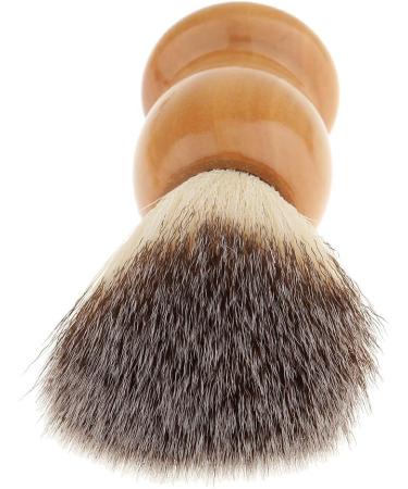 Stylish Stainless Steel Razor Holder & Wood Shaving Brush Set for Men | Practical Male Grooming Kit - 11.5x12.5cm - Buy Online on GoSupps.com
