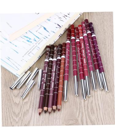 LALAFINA Lipliner Pencil Set 12 Colors Random Lipliner Pencils Makeup Set For Women Comfortable Application - Buy Online on GoSupps.com
