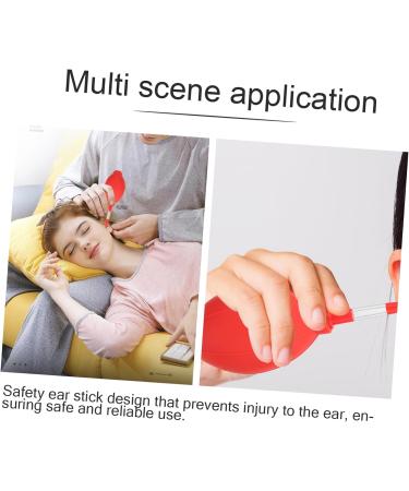 FRCOLOR Ear Picking Tool Set - Soft Rubber Ear Cleaning Bulb & Suction Tool for Gentle Ear Care - Buy Online on GoSupps.com