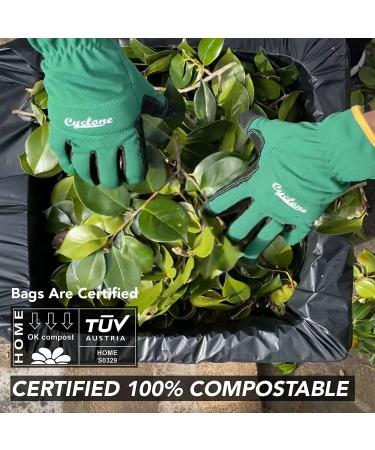TRASHWISE 42 Gallon 100% Compostable Trash Bags Heavy Duty 3mils - Large Contractor Bags - Eco-Friendly Garbage Bags - Certified OK to Compost - 12 Count - Buy Online on GoSupps.com