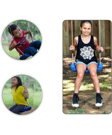 SUMMERSDREAM Rigid Child Swing Set - Heavy Duty Outdoor Swing Seat for Kids - Durable Tree Swing with Strong Nylon Rope - Lime Green - Buy Online on GoSupps.com