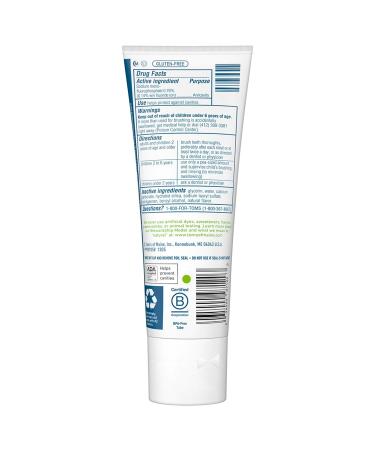 Tom's of Maine Kids Fluoride Toothpaste, Mild Mint - 5.1 oz - Buy Online on GoSupps.com