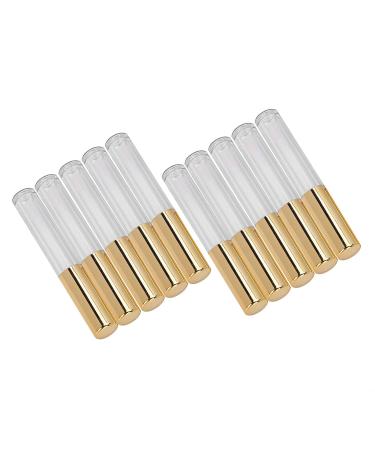10pcs Empty Lip Gloss Tubes with Wand - Refillable 1.5ml Transparent Plastic Lip Balm Bottles for Liquid Lipstick Storage - Buy Online on GoSupps.com