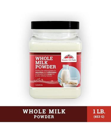 Hoosier Hill Farm All American Dairy Whole Milk Powder 1 lb - 1 Pound Pack | High-Quality Instant Milk Powder - Buy Online on GoSupps.com