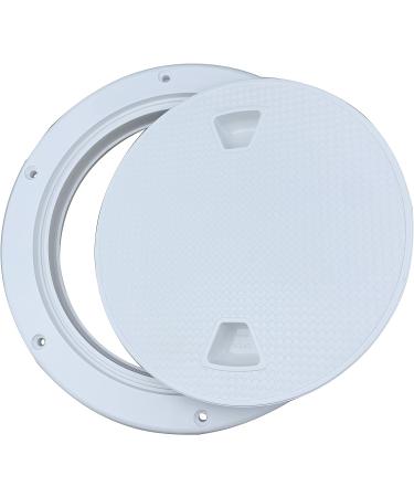 Water Tight Round Inspection Deck Plate Hatch for Kayak Marine Boat Yacht - White, 8 inch - Buy Online on GoSupps.com