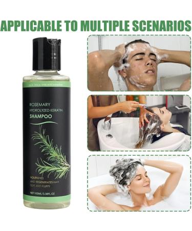 Fortifying Hair Shampoo Volumizing Cream 100ml Cleansing Treatment with Organic Rosemary | Strengthens roots and follicles tames frizz reduces breakage thickens thinning hair - Buy Online on GoSupps.com