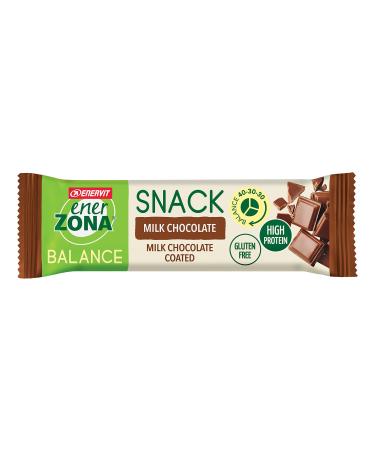 ENERVIT EnerZona Balance - Snack Milk Chocolate Bar Chocolate Flavor 33g