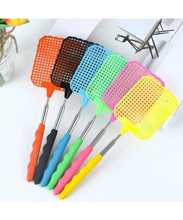 SCBOY 6-Piece Colorful Extendable Fly Swatter Set - Effective Plastic Swatters for Flies Mosquitoes & Insects - Ideal for Home Use - Buy Online on GoSupps.com