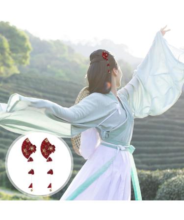 minkissy 2 Pairs Hairpin Chinese Hair Clip Kimono Hair Retro Hair Barrette Hair Clip for Women Hair Clips for Women Hair Styling Pins Women Hair Clips Girl Zinc Alloy Miss Geisha - Buy Online on GoSupps.com