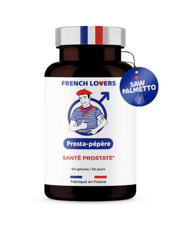 Prostate Health and Urinary Comfort - Saw Palmetto African Plum Stinging Nettle Squash Extract Zinc - 100% Natural - 60 vegan capsules.