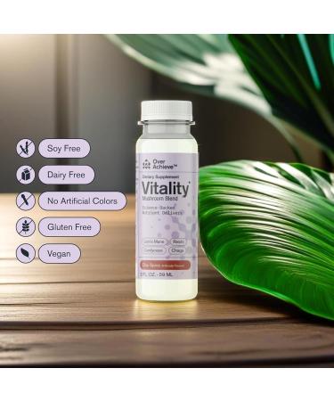 Mushroom Supplement Drink Fast-Acting Vitality Blend Cordyceps Reishi Chaga Lion s Mane Ashwaganda for Adults Chai Spice Flavor 2 fl oz (3 Pack) Vitality (Chai Spice) 0.67 Fl Oz (Pack of 3) - Buy Online on GoSupps.com
