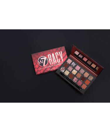 W7 Tempting Multi-Textured Pressed Pigment Eyeshadow Palette - Racy | Shop Internationally for Vibrant Colors & Long-Lasting Wear - Buy Online on GoSupps.com