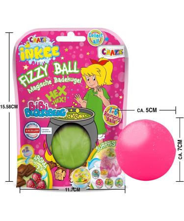 Buy Craze Inkee Bibi Blocksberg 3 Set - Magical Bathing Balls & Surprises | Bibi & Tina Flummis - International Shipping - Buy Online on GoSupps.com