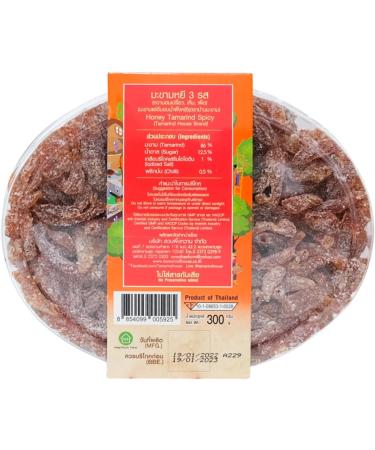 3 Flavoured Spicy Tamarind with Honey 300G Thai Snack Candy by Tamarind House - Buy Online on GoSupps.com