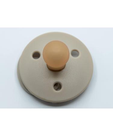 BPA-Free Soothie Baby Pacifier - Safe Food Grade Silicone, 2 Count (Bluish/Beige) - Buy Online on GoSupps.com