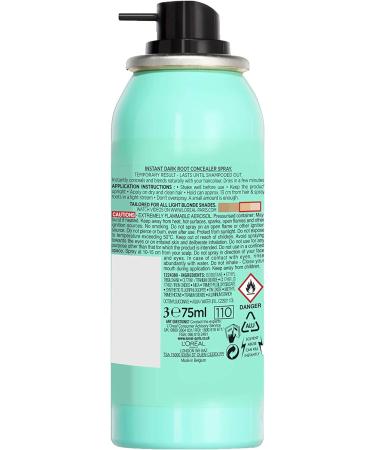 L'Or al Magic Retouch Dark Roots Instant Root Concealer Spray For Blondes With Dark Roots 75 Ml Colour: Medium To Dark Blonde LIGHT BLONDE 75 ml (Pack of 1) - Buy Online on GoSupps.com