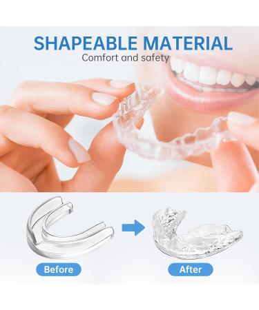 Leogony 6PCS Tooth Guard for Grinding Teeth at Night Bruxism Mouth Guard Night for Adults & Kids Reusable Mouthguard for Sleeping - Buy Online on GoSupps.com