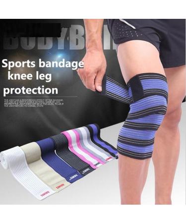 Dexlary Breathable Knee Wraps Bandage Compression Sleeve Brace for Pain Relief - 1 Pair Black - Buy Online on GoSupps.com
