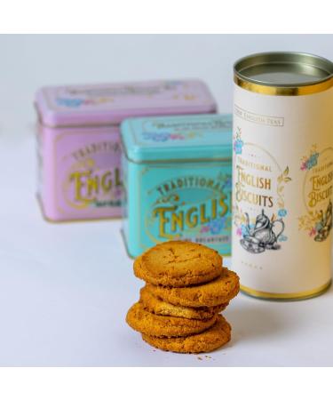 New English Teas Vintage Victorian Tea & Biscuits Gift Set with 80 Fine English Teabags 2 Tea Caddies and Luxury Cornish Biscuits - Buy Online on GoSupps.com