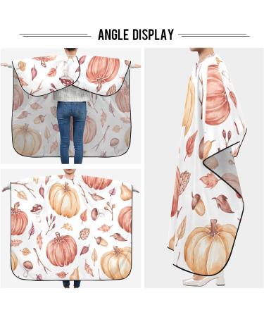 Kigai Halloween Pumpkins Barber Cape - Waterproof Hair Cutting Cape for Men & Women | Adjustable Snap Closure - Professional Salon Hairdressing Cape - Buy Online on GoSupps.com