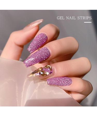 JMEOWIO Pink Nail Foil Glitter - Self-Adhesive Nail Stickers & Decoration for Stunning Nail Designs | International Shipping Available - Buy Online on GoSupps.com