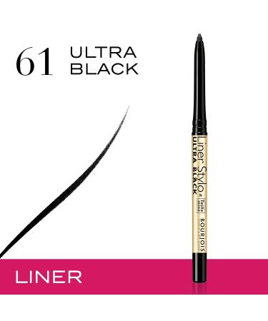 Bourjois Propelling Eye Liner Pencil 61 Ultra Black - Intense Long-Lasting Eyeliner for Perfect Definition | Buy Online Worldwide - Buy Online on GoSupps.com