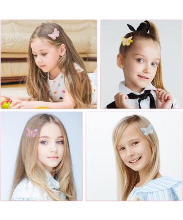 Arqumi Butterfly Hair Clips - Set of 8 Colorful Clips with Pearls for Girls, Teens & Women - Buy Online on GoSupps.com